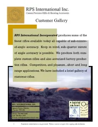 Customer Gallery