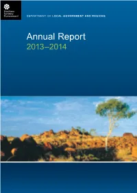 Department of Local Government and Regions Annual Report 2013-14