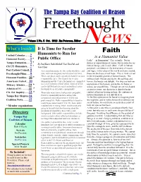 Freethought Volume 1 No