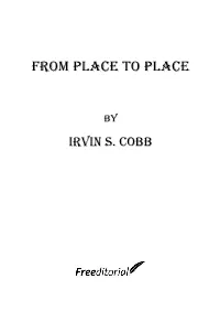 From Place to Place