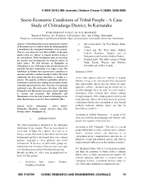 A Case Study of Chitradurga District, in Karnataka