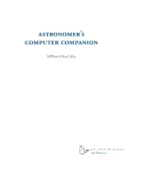 Astronomer's Computer Companion / Jeff Foust and Ron Lafon