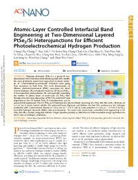 Atomic-Layer Controlled Interfacial Band Engineering at Two
