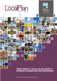 First Draft Local Plan (Part 1) Interim Consultation Statement
