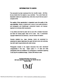 Information to Users