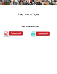 Treaty of Verdun Tagalog
