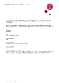 Mapping Physiological ADP-Ribosylation Using Activated Ion Electron Transfer Dissociation