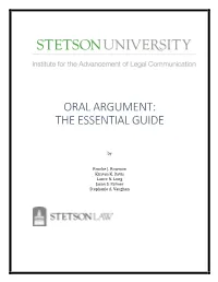 Oral Argument: the Essential Guide