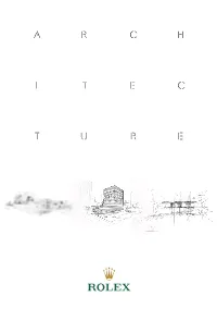 Rolex and Architecture 2016 Press
