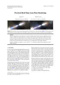 Practical Real-Time Lens-Flare Rendering
