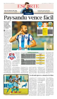 Cavalcanti Aprova a Atuação Do Time