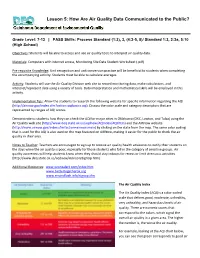 Lesson 5: How Are Air Quality Data Communicated to the Public?