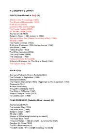 RCS Work Listing
