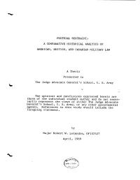 Sarily Represent the Views of Either the Judge Advocate General"S School, U