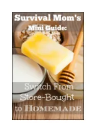 Switch from Store-Bought to Homemade