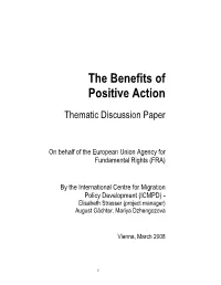 The Benefits of Positive Action