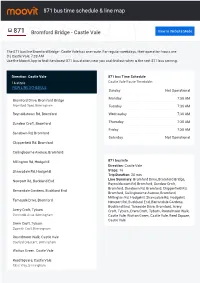 871 Bus Time Schedule & Line Route