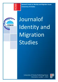 Journal of Identity and Migration Studies