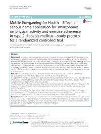 Mobile Exergaming for Health—Effects of a Serious Game Application for Smartphones on Physical Activity and Exercise Adherence