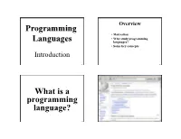 Programming Environments • Mastering Different Programming Paradigms