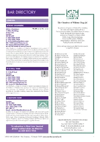 Bar Directory