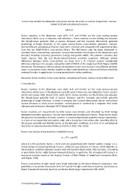 Fusion Cross-Sections for Deuterium Cycle Reactors