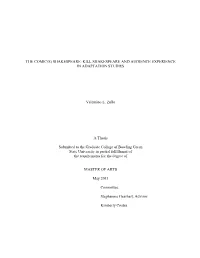 Kill Shakespeare and Audience Experience in Adaptation Studies