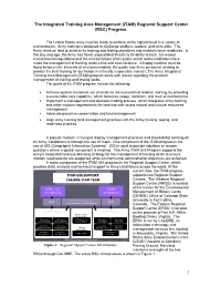 The Integrated Training Area Management (ITAM) Regional Support Center (RSC) Program