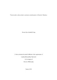 Tourism and Its Relationship to Community Development in Chamarel, Mauritius