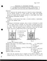 11 Archimedes Principle