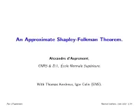 An Approximate Shapley-Folkman Theorem