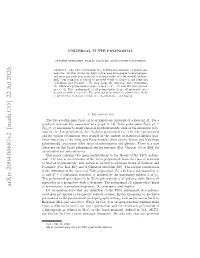 Arxiv:2004.00683V2 [Math.CO] 22 Jul 2020 of Symmetries: Translation-Invariance, Sn-Invariance, and Duality