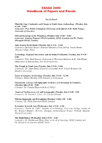 EASAA 2005 Handbook of Papers and Panels