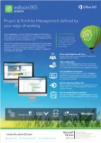 Edison365projects Factsheet 2020