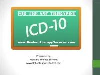 ICD-10 for Procrastinators