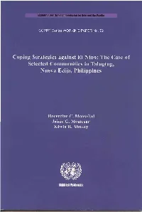 The Case of Selected Communities in Talugtug, Nueva Ecija, Philippines