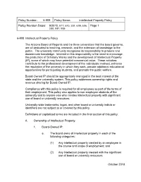 6-908 Intellectual Property Policy
