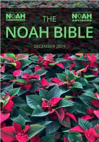 NOAH Newsletter