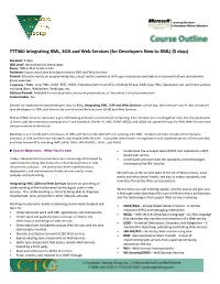 TT7360 XML Web Services &