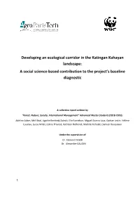 Developing an Ecological Corridor in the Katingan Kahayan Landscape: a Social Science-Based Contribution to the Project’S Baseline Diagnostic