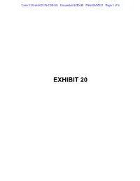 Exhibit 20 Other Released Parties