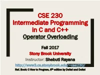 Operator Overloading