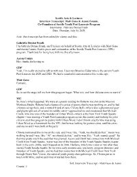 SAL Interview Transcript - Matt Gano & Aaron Counts | 1