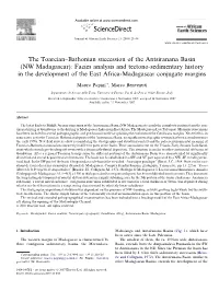 The Toarcian–Bathonian Succession of the Antsiranana Basin