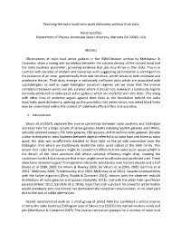 Resolving the Radio Loud/Radio Quiet Dichotomy Without Thick Disks David