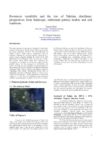 Resources Variability and the Rise of Tahitian Chiefdoms