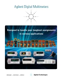Agilent Digital Multimeters