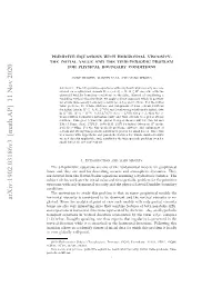 Arxiv:1902.03186V3 [Math.AP]