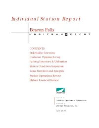 Beacon Falls URBITRANR EPORT