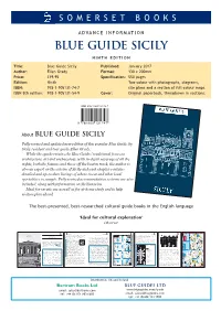 Blue Guide Sicily